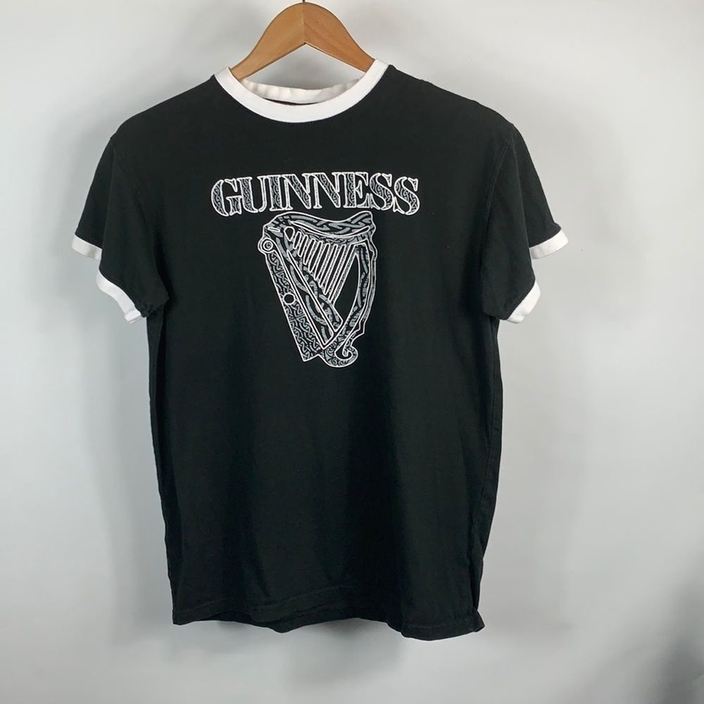 GUINNESS OFFICIAL BLACK SHIRT SIZE S GUC